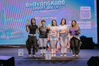 SIMPATI Woman Rally Team: Dominasi Podium Wanita di Sirkuit  Pasuruan
