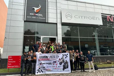 Indomobil eMotor Dukung Kegiatan Touring Kompressor PENA Sambil Menguji Ketangguhan Motor Listrik