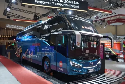 Bagong Tambah Puluhan Bus Hino di GIIAS
