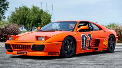 Ferrari 348 Challenge Berbalut Cat General Lee Siap Dilelang