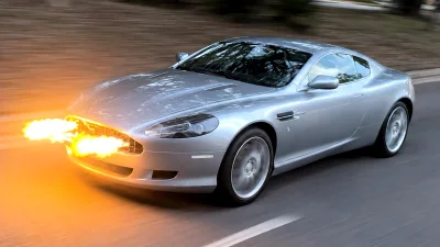 Aston Martin DB9 Disulap dengan Mesin Corvette V8 dan Penyembur Api