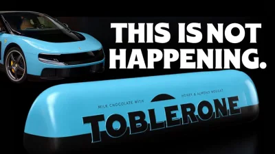 Toblerone Ikut-ikutan Ledek Desain Ferrari Luce yang Dianggap Kurang Tajam