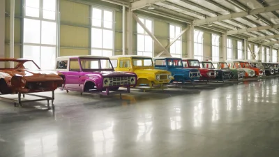 China Stamping Bodi Baru untuk Mobil Klasik Seperti Mustang, Land Cruiser, dan 911