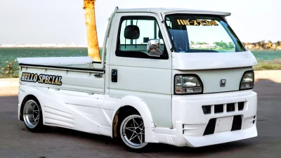 Honda Acty Kei Truck Modifikasi Dilelang, Tenaganya Kalah dari Mesin Pemotong Rumput