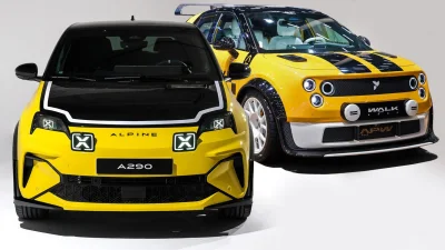 Mobil Listrik China dan Alpine Tampil Seragam dengan Livery Reli