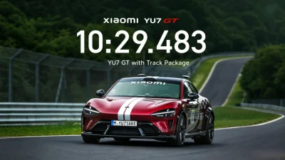 Xiaomi YU7 GT Catat Lap Otonom Pertama di Nürburgring dalam 10 Menit