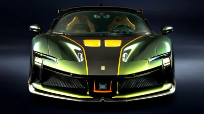 Ferrari SF90 XX Stradale dengan Cat Kustom Hijau Tuscany dari Program Tailor Made