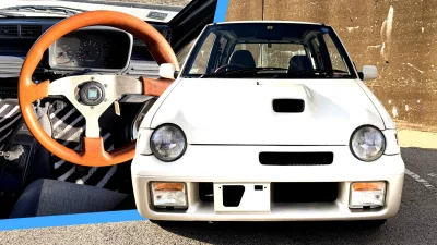 Suzuki Alto Works 1990, Hatchback Kei Bertenaga 61 dk Dilelang