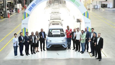 Pabrik BYD Brasil Capai Produksi 100.000 Kendaraan