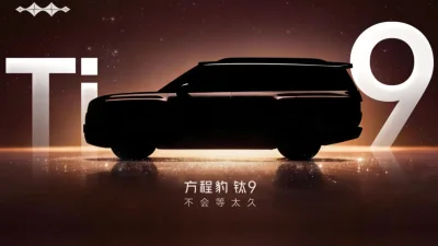 BYD Fang Cheng Bao Ti9 Diteaser di China Jelang Peluncuran