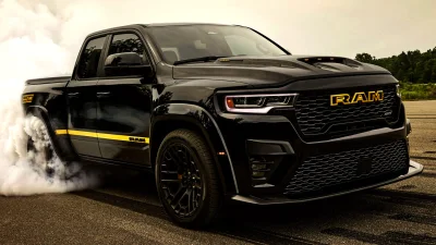 Supercharger Resmi untuk Ram Rumble Bee, Tenaga Tembus 900 HP