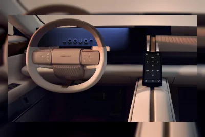 Interior Jaguar Type 01: Kabin Futuristik Bernuansa Konsep Era 70-an
