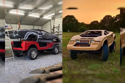 Jeeporghini: Perpaduan Aneh Countach dan Wrangler yang Menggoda