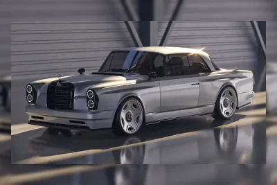Mercedes W111 Coupe Restomod Kugel Werks: Bodi Era 60-an, Mesin AMG C63 S