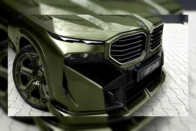 Larte Design Bungkus BMW XM dengan Serat Karbon Hijau Mencolok