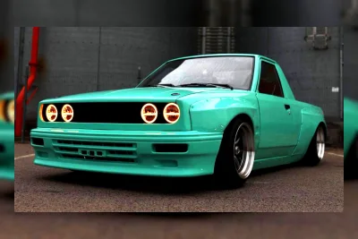 Toyota Corolla KE70 Lawas Disulap Jadi Pickup Widebody di Polandia