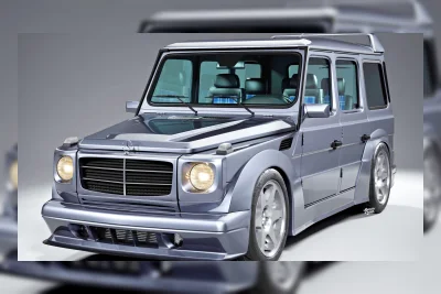 Render G-Wagen Bergaya 190E EVO II, SUV Bongsor Jadi Sangat Rendah