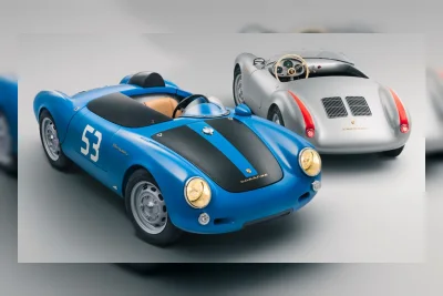 Porsche 550 Spyder Mini Listrik Rp1,5 M: 250 Unit, Tak Bisa Dipakai di Jalan
