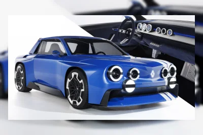 Renault 8 Gordini Kembali sebagai Coupe Listrik Bergaya Rally