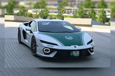 Dubai Police Tambah Lamborghini Temerario Hybrid ke Armada Supercar