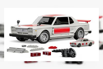 Mattel Rilis Set 833 Keping Nissan Skyline 2000 GT-R Skala 1:16