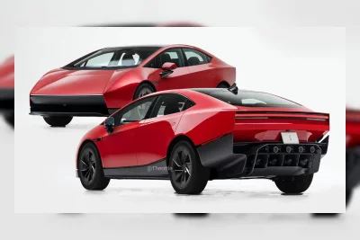 Tesla Roadster Empat Pintu Versi Hyundai Ioniq V di Dunia Digital