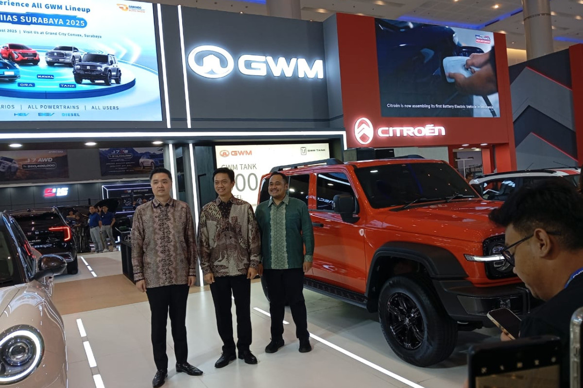 GIIAS Surabaya 2025 Jadi Ajang GWM Indonesia Perkenalkan Mobil Listrik ORA 03 dan SUV Tank 300 Diesel Turbo