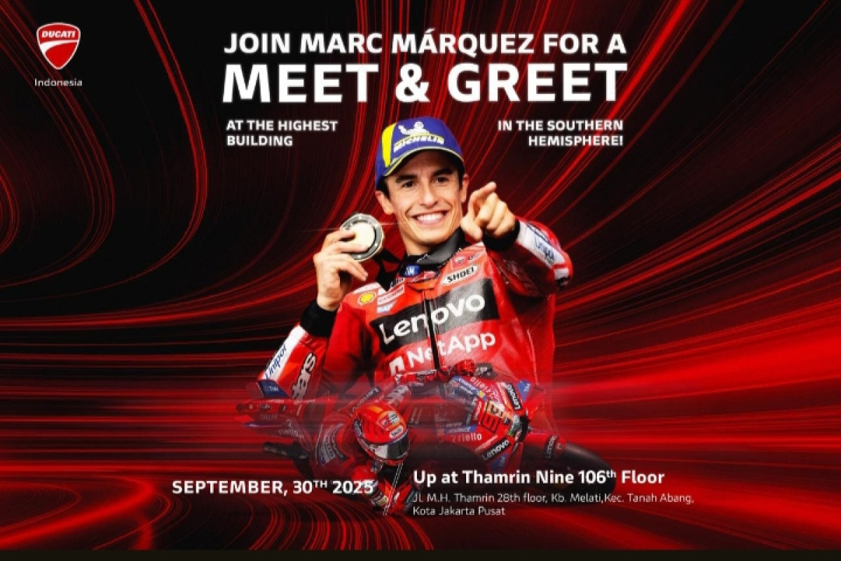 Wujudkan Impian Bertemu Sang Legenda Marc Márquez, Ducati Indonesia kembali Hadirkan Paket VIP Royal Box di MotoGP seri ke-18 di Sirkuit Internasional Pertamina Mandalika.