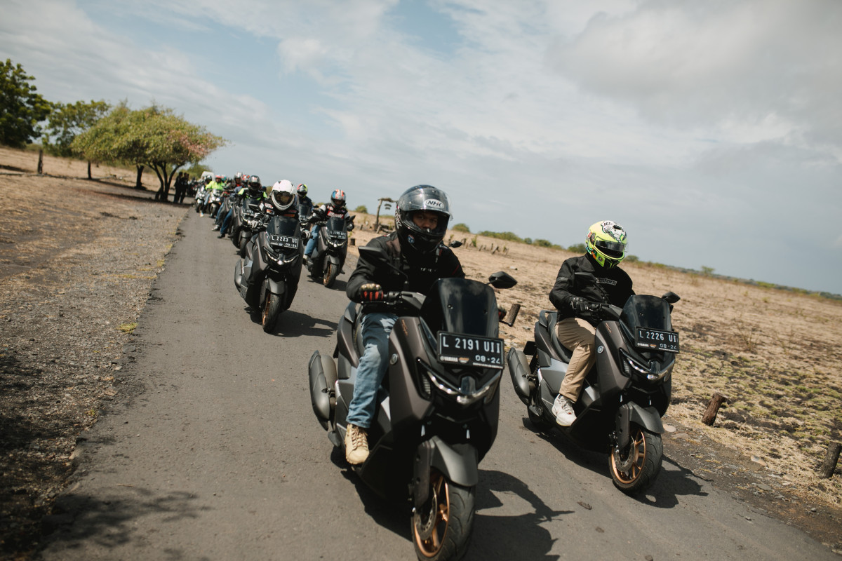 Resmi Mengaspal di Jawa Timur, Yamaha NMAX Turbo Langsung Tancap Gas Tour Boemi Nusantara