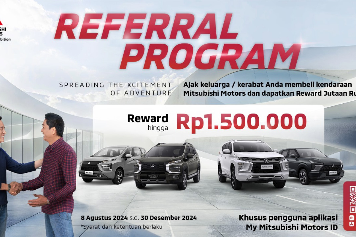 MMKSI Sediakan Hadiah untuk Konsumen yang Merekomendasikan Model Mitsubishi Motors