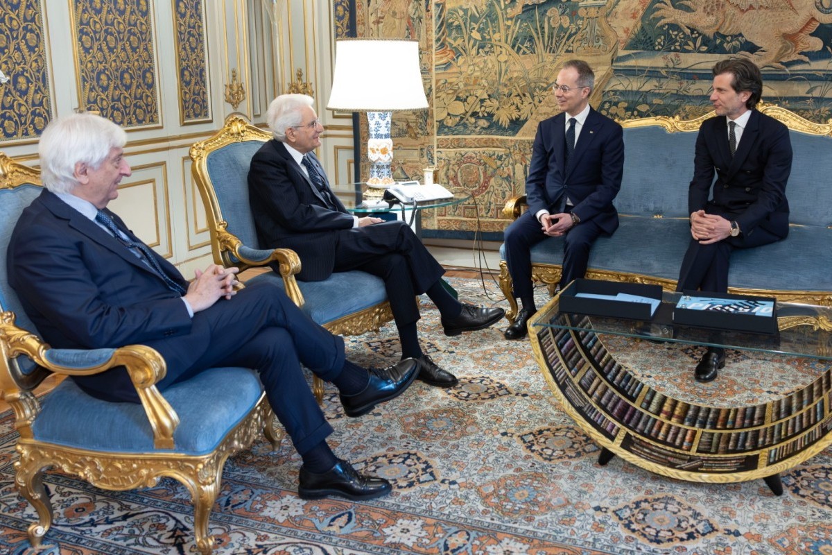 Rayakan HUT ke-140 Tahun, Presiden Italia Mattarella Merima Kunjungan Delegasi Managememt Utama Piaggio Group