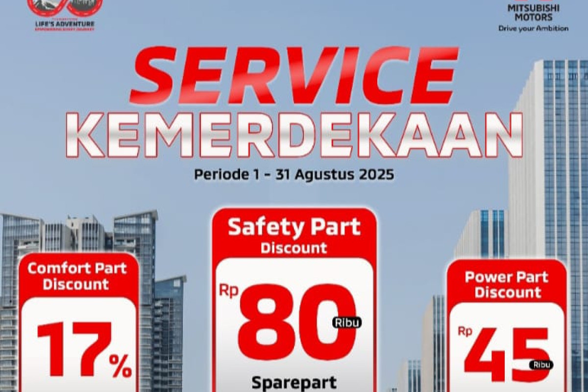 Rayakan Bulan Kemerdekaan RI, Mitsubishi Motor Hadirkan Program Kendaraan dan Diskon Spesial