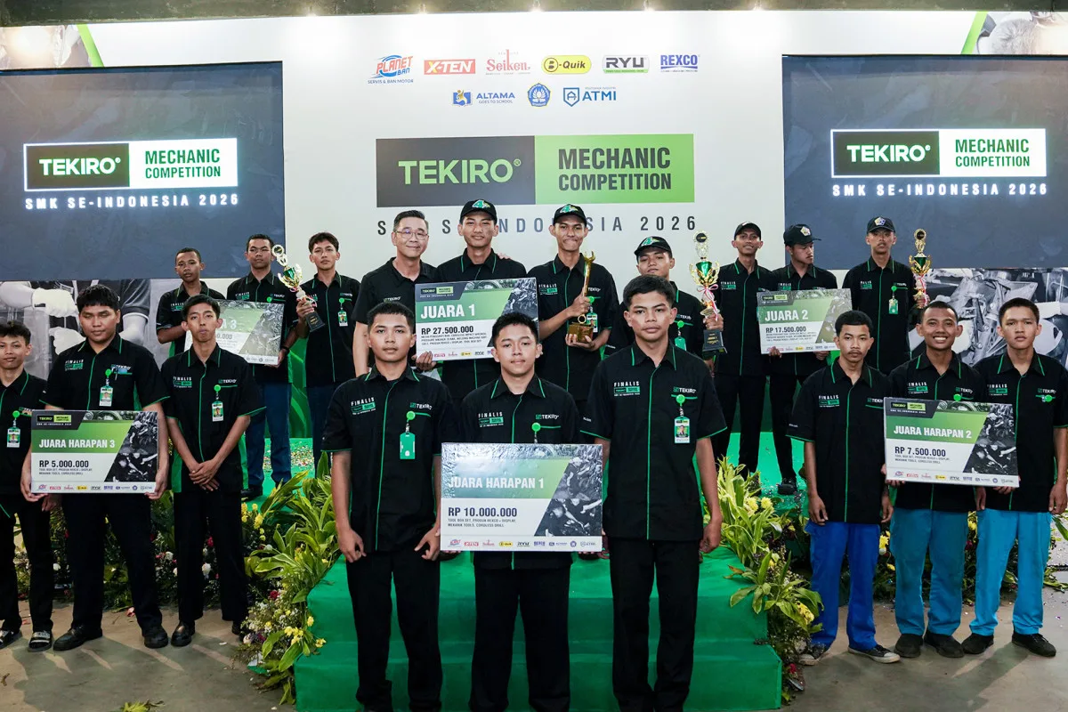 Dukung Pendidikan Vokasi, Tekiro Siapkan Mekanik Siap Kerja