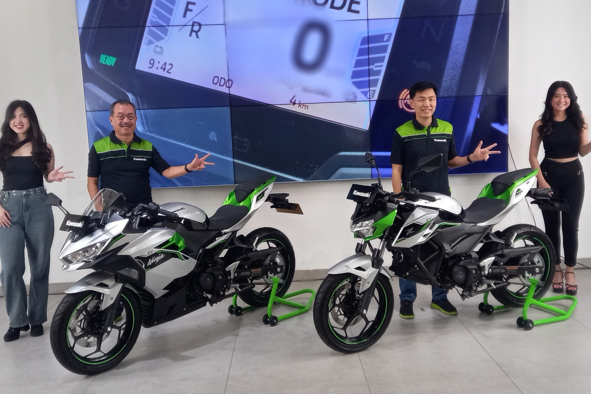 PT KMI Hadirkan Motor Sport Bergenre Listrik Pertama, New Kawasaki Ninja e-1 dan Z e-1