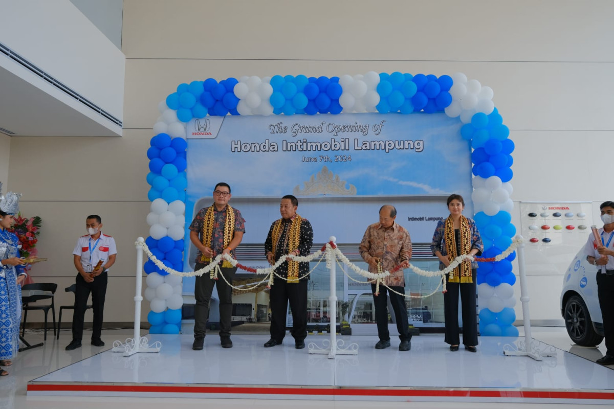 Gandeng Honda Intimobil, HPM Resmikan Jaringan Dealer Baru di Kota Bandar Lampung