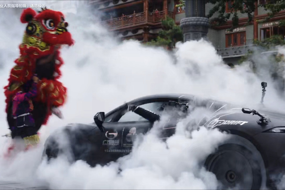 Supercar Listrik GAC Hyptec SSR Catat Drift Tercepat di Dunia