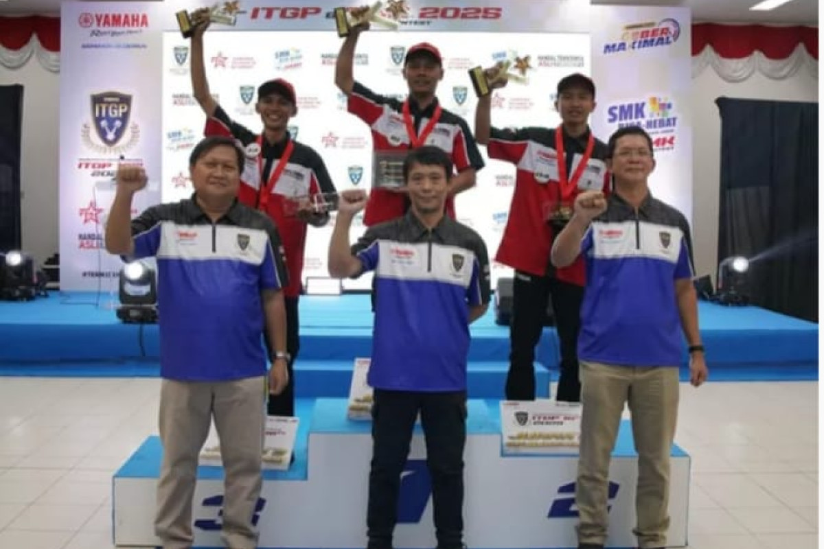 Bikin Bangga Yamaha Indonesia, SMK Binaan STSJ Sukses Jadi Jawara Indonesia Technician Grand Prix 2025