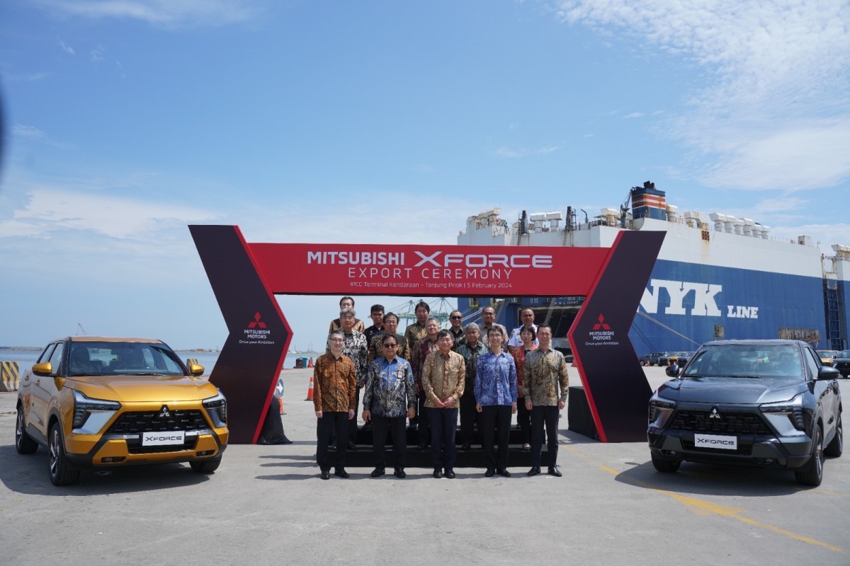 Senin 2 Februari 2024, Mitsubishi Motors Mulai Ekspor Perdana Mitsubishi Xforce