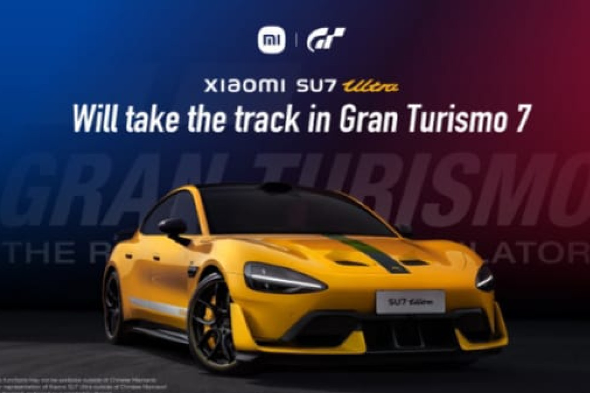Game Seru Melaju di Lintasan Virtual Gran Turismo 7 di Layar Virtual Xiaomi SU7 Ultra 