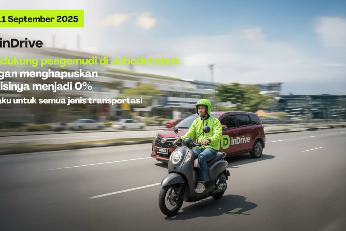 Sebagai Bentuk Dukungan Bagi Pengemudi di Situasi Genting, inDrive Luncurkan Program Komisi 0%