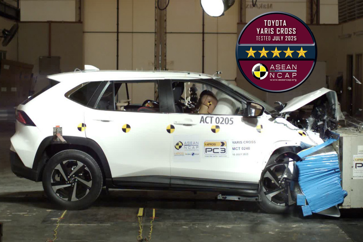Toyota Yaris Cross Raih Rating Bintang-5 dari ASEAN NCAP