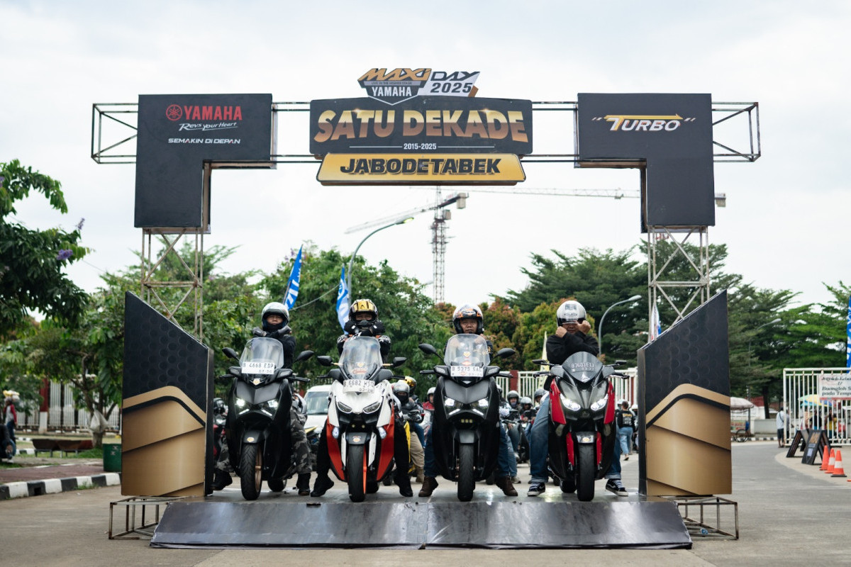 Diikuti Lebih Dari Sepuluh Ribu Biker dari 14 Kota di Indonesia, Peraayaan 10 Tahun MAXI Yamaha Sukses Digelar