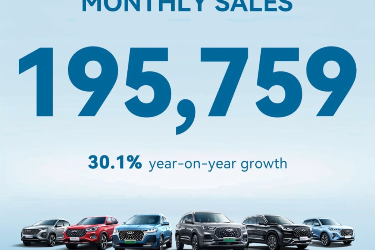 Penjualan Chery Group Tumbuh 30,1% Pada Juli 2024