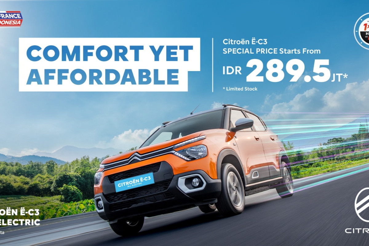Citroën Buka Dealer Baru dan Luncurkan Program Spesial untuk E-C3 All Electric