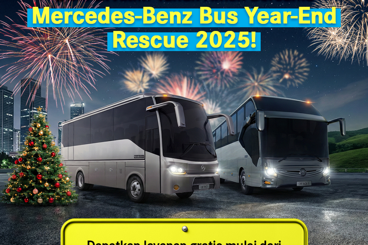Libur Nataru Aman, DCVI Siagakan Layanan Mercedes-Benz Bus Year-End Rescue 2025