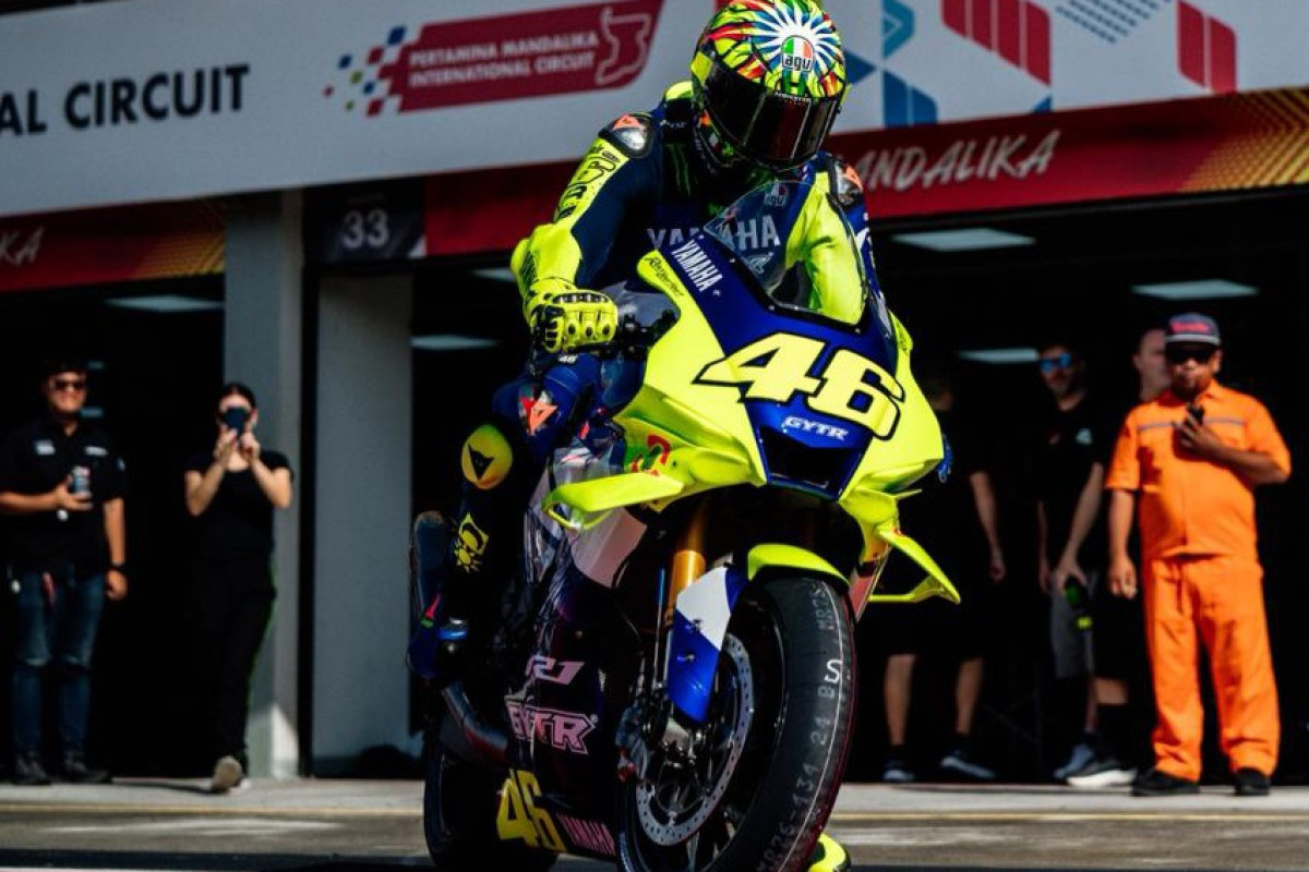 The Doctor Hadir! Valentino Rossi Perdana Berada Di Perdana Mandalika International Circuit