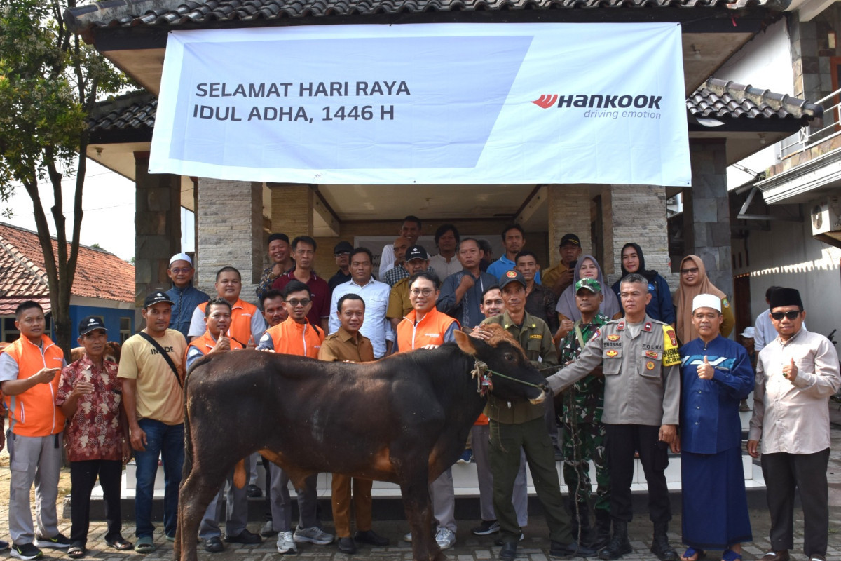 Rayakan Momen Idul Adha 2025, Hankook Tire Serahkan Hewan Kurban untuk Masyarakat Kabupaten Bekasi