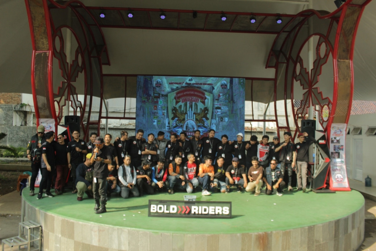 Ratusan Bikers Komunitas CB150X Bekasi Rayakan Anniversary Pertamanya