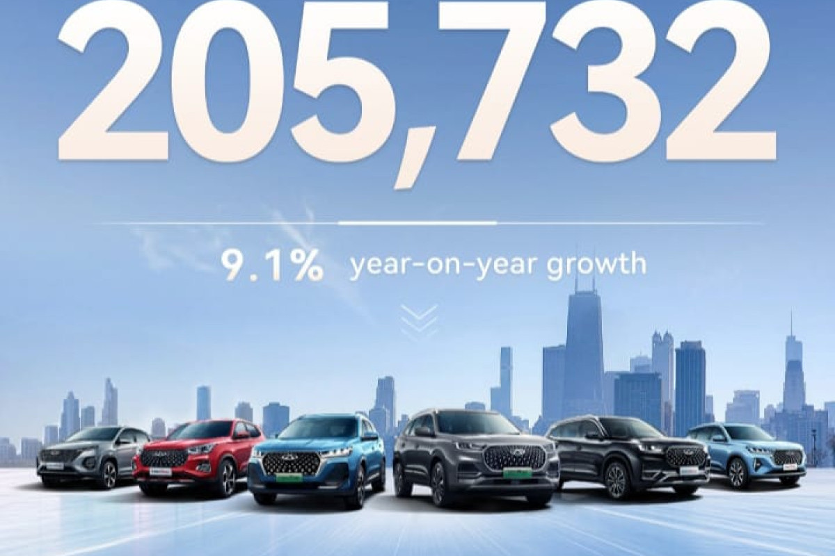Dalam 5 Bulan, Penjualan Global Chery Lampaui 1 Juta Unit