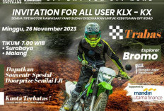 Dealer Kawasaki Surapita Unitran Ajak Pengguna KLX dan KX Trabas Hutan Bromo